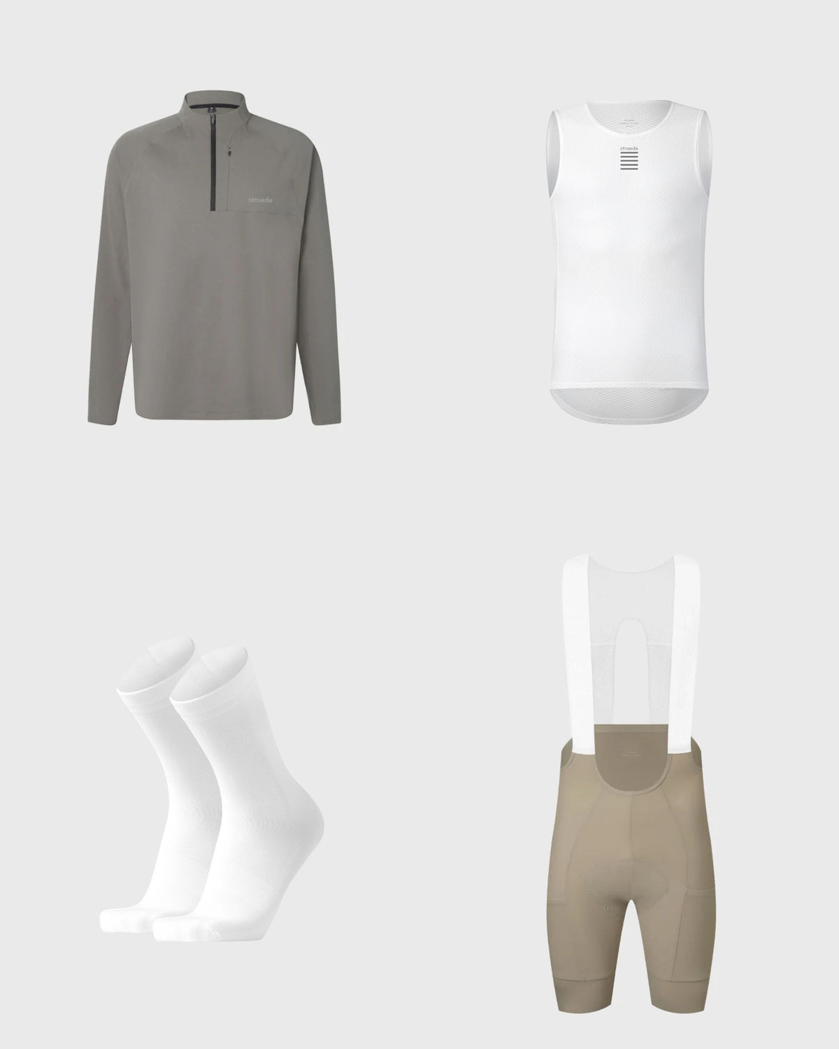 Graveloutfit für die Berge im Frühling oder kältere Temperaturen. Lockerer Fit für Frauen auf dem Rennrad und Gravelbike
