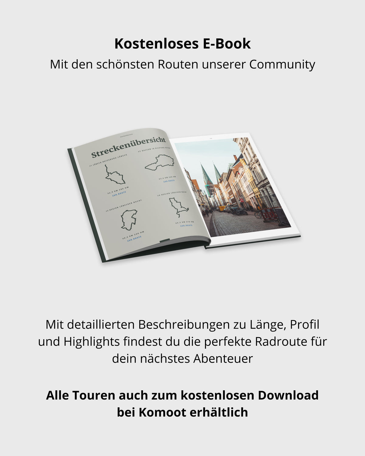 Kostenloses E-Book mit den schönsten Fahrradrouten der Community