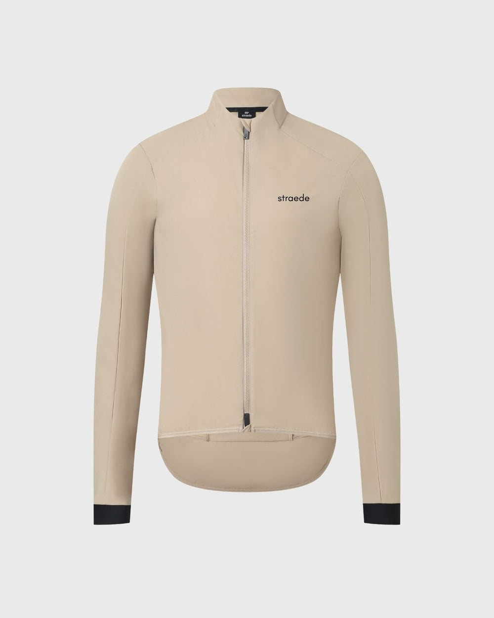 Windfest Jacke für das Rad mit gleichfarbigem Reißverschluss