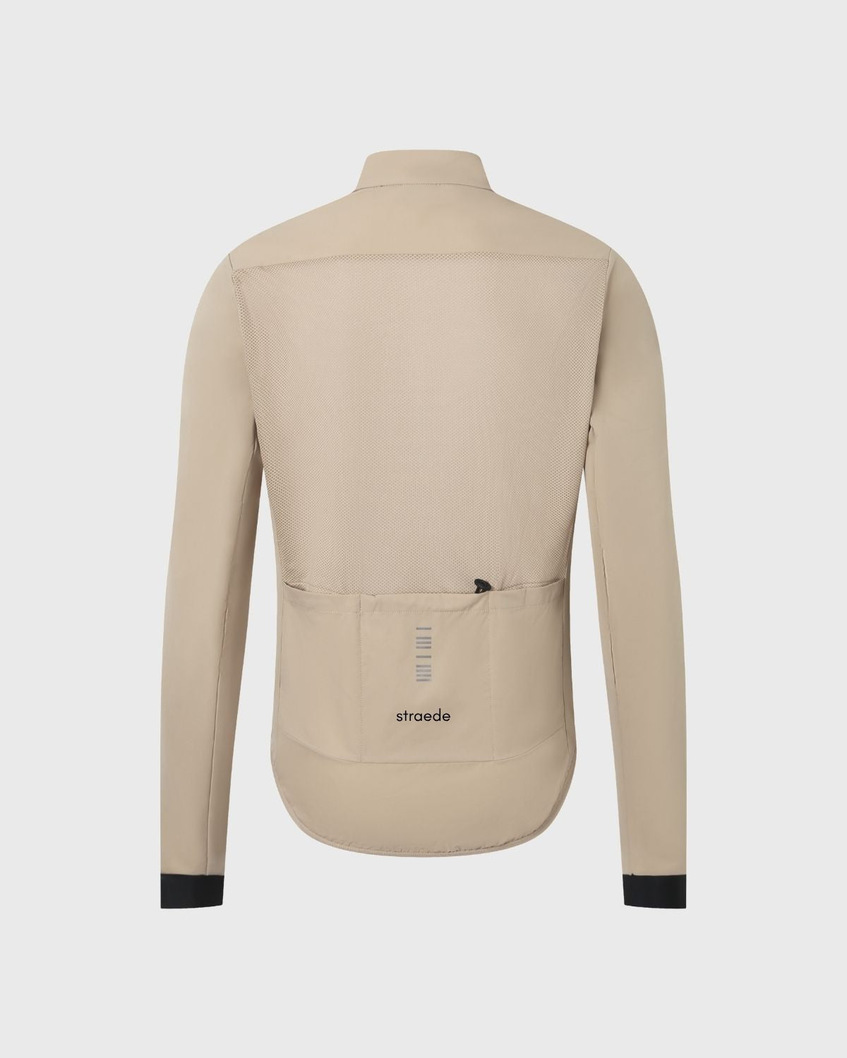 #farbe_dusty beige | Windfest Jacke für das Rad mit gleichfarbigem Reißverschluss