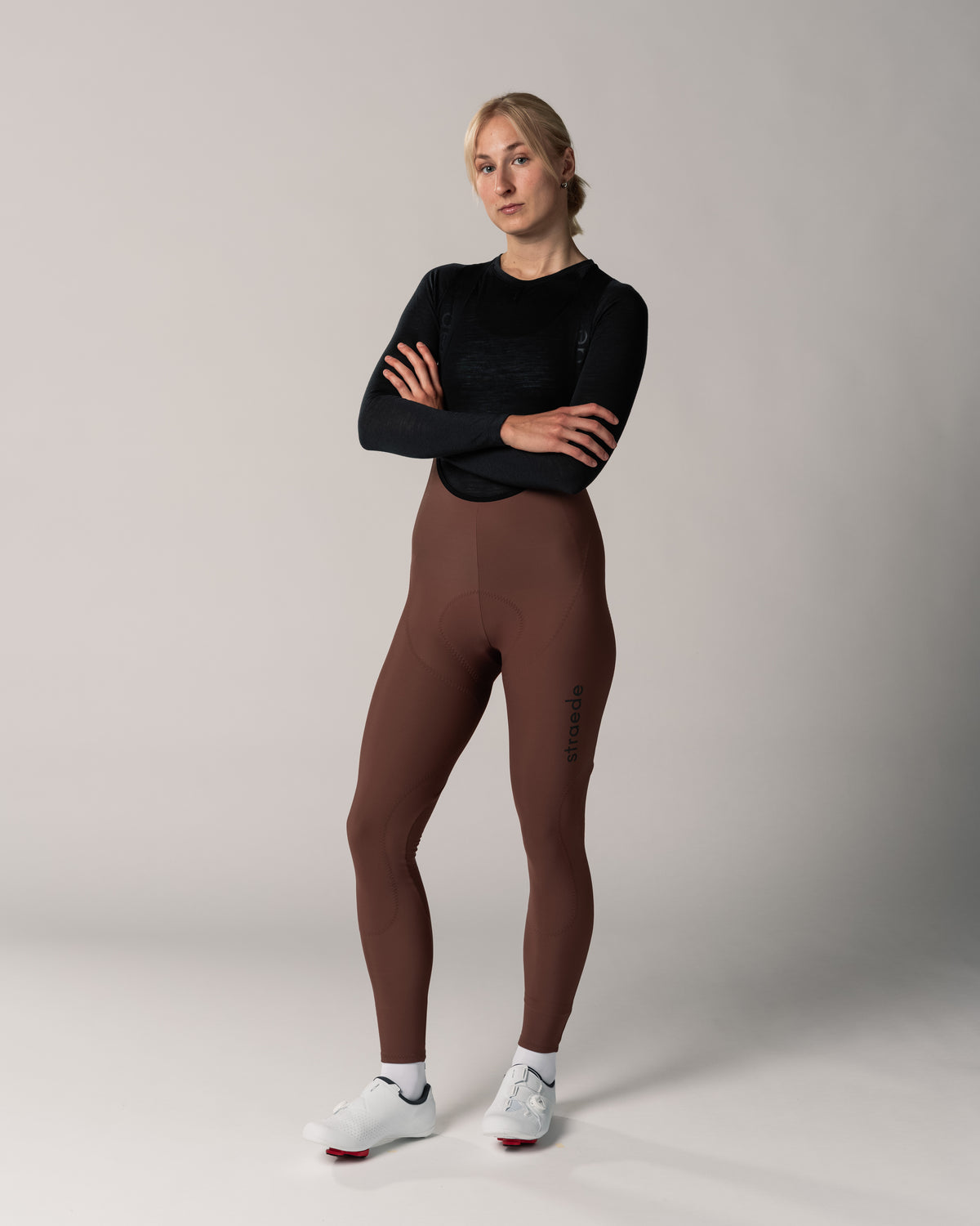 Winter Thermal Bib Tight für Damen in braun